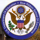 U.S. Department of Education Blue Ribbon School of Excellence Logo