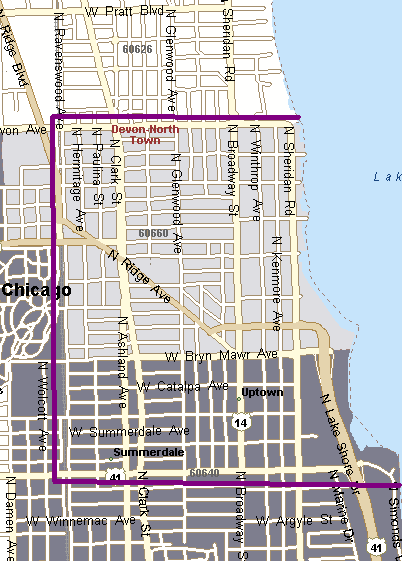 Edgewater Area of Chicago