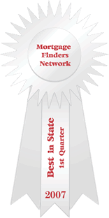 Mortgage Finders Network Award 2007