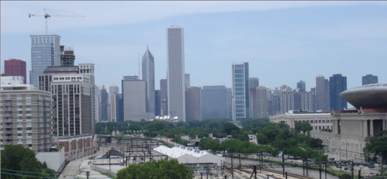 View From Condo in South Loop Prairie District