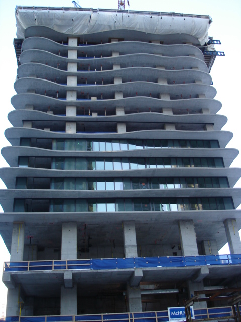 Downtown's Aqua Condos Under Construction