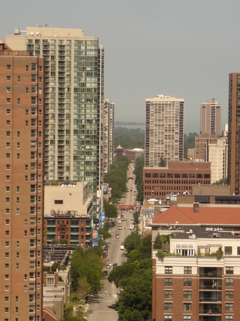 North view from balcony on west side of 70 W Huron North view from balcony on west side of 70 W Huron