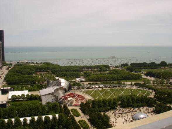 View of Millennium Park & Lake Michigan from 130 N Garland Ct Common Terrace View of Millennium Park & Lake Michigan from 130 N Garland Ct Common Terrace