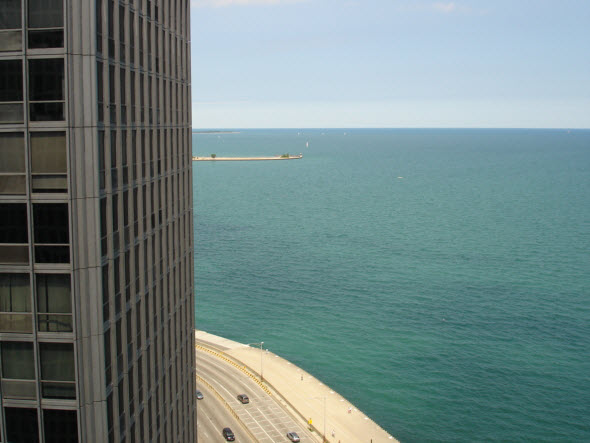 North view from apartment on northwest corner of 880 N Lake Shore Drive North view from apartment on northwest corner of 880 N Lake Shore Drive